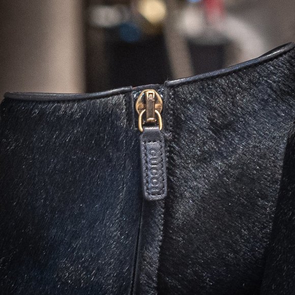 Gucci Mohair Black Booties - Picture 5 of 5